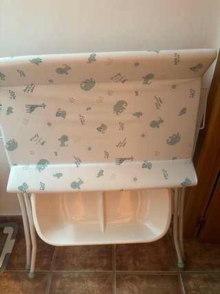 Bañera cambiador plegable para bebé