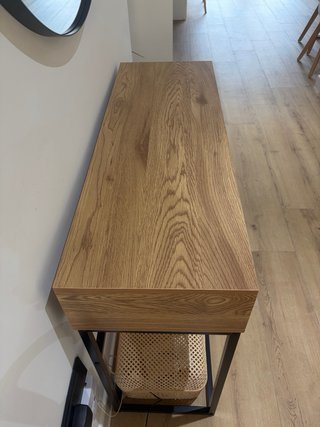 Mesa recibidor madera