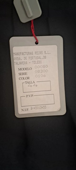 Pantalón hombre talla 44 negro nuevo