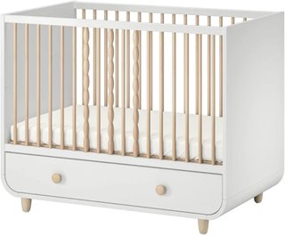 Cuna IKEA blanca con cajón incluye colchon