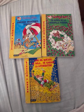PACK 3 Libros de Geronimo Stilton x 8€