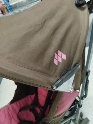 Silla de paseo Maclaren Quest Sport gris y rosa