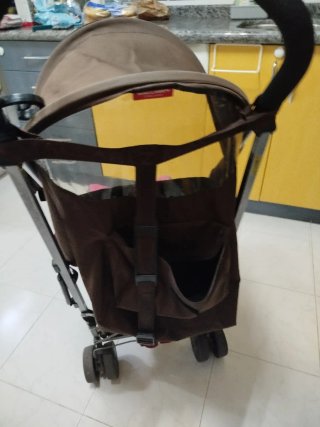 Silla de paseo Maclaren Quest Sport gris y rosa