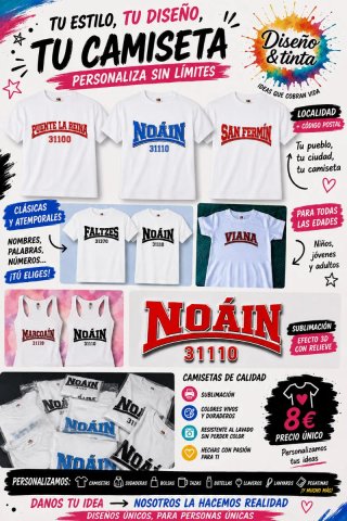 Camisetas personalizadas para fiestas