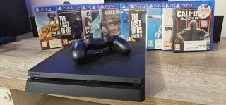 PS4 Slim 1TB Negra + 10 juegos