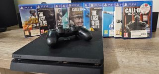 PS4 Slim 1TB Negra + 10 juegos