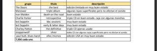 Lote 9 CDs Rock Blues Heavy Metal y Jazz