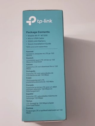 TP-Link M7200 Router Mobile Wi-Fi Portatil.