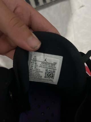 Zapatillas Jordan originales negras y moradas
