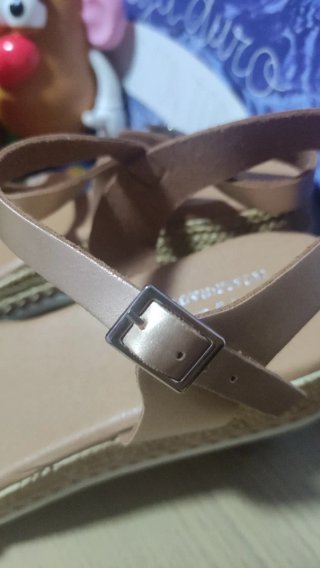 Sandalias esparto plataforma nude T.41