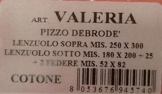 Completo Lenzuola Matrimoniale Cotone 100%