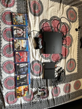 Lote PlayStation PS3 + PS2 + 7 giochi + accessori