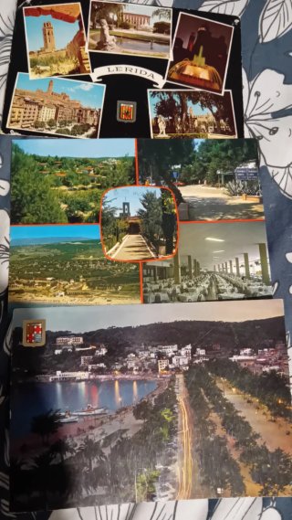 Lote 9 Postales Cataluña Años 60-70