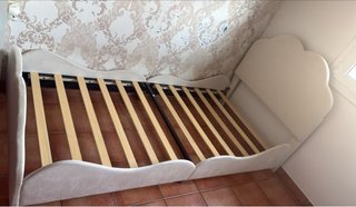 Cama individual con colchón