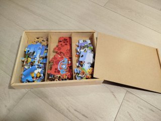 3 Puzzles Madera Patrulla Canina
