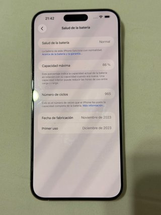 iPhone 15 128 GB Blanco