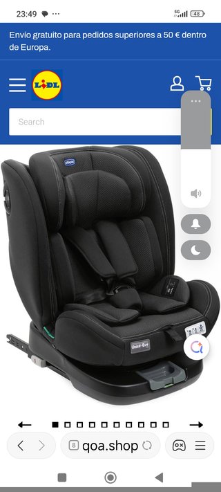 Sillitas de coche para bebé (4 unidades)