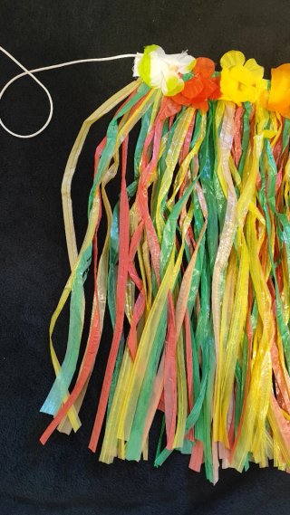3 Faldas Hawaianas Multicolor