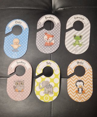 Perchas Organizadoras Ropa Bebe