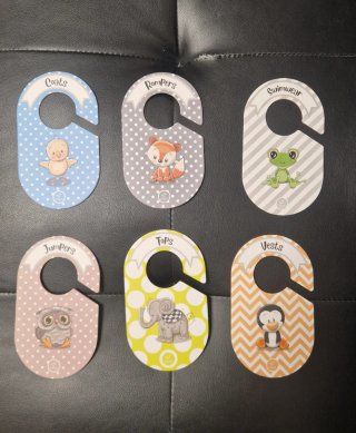 Perchas Organizadoras Ropa Bebe