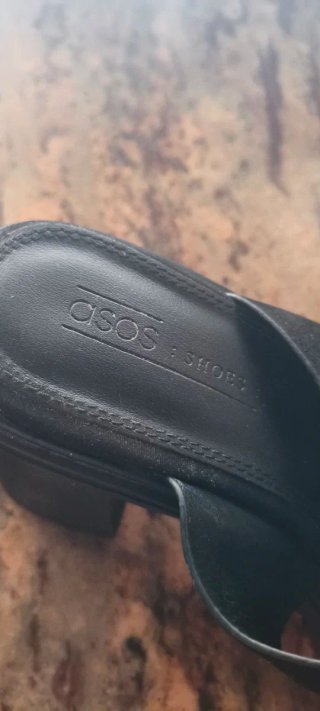 Sandalias tacón negras hebilla talla 39