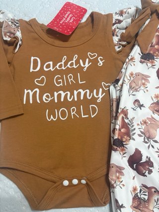 Conjunto bebé niña 9-12 meses bosque