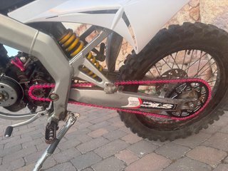 Derbi Senda R 2000 Blanca y Rosa