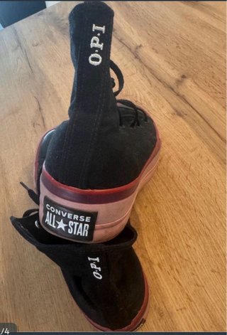 Converse All Star negras OPI