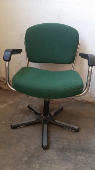 Silla de escritorio vintage verde