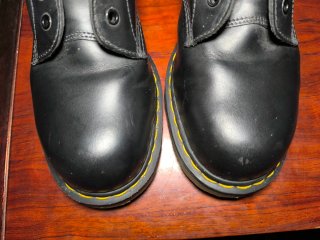 Stivali Dr Martens con punta in acciaio taglia 43