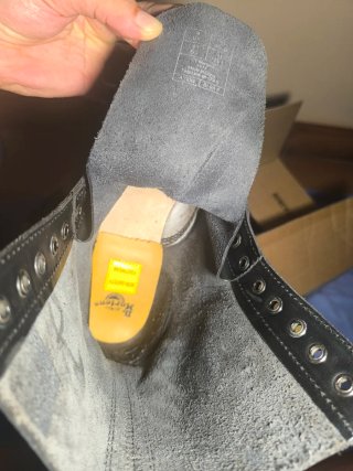 Stivali Dr Martens con punta in acciaio taglia 43