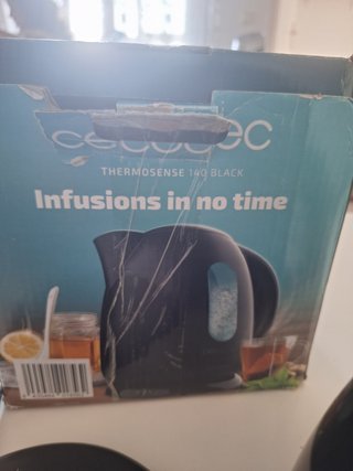 Cecotec Thermosense 140 Black Hervidor Eléctrico