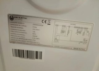 Lavadora EAS ELECTRIC EMW8545GW