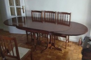 Mesa de comedor con 6 sillas