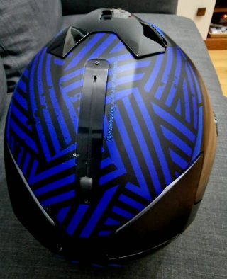 Casco Shark Spartan Azul y Negro