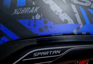 Casco Shark Spartan Azul y Negro