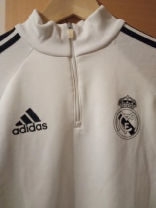 Sudadera Real Madrid Adidas blanca