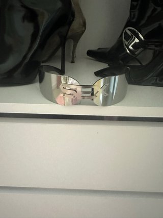 Occhiali da sole unisex design metallico