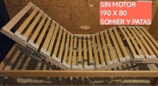 Somier articulado sin motor 190 x 80