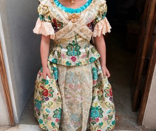 Traje de Fallera Infantil 5-6 años + accesorios