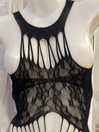 Malla sexy cuerpo entero negra