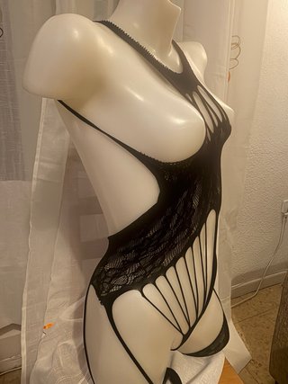 Malla sexy cuerpo entero negra
