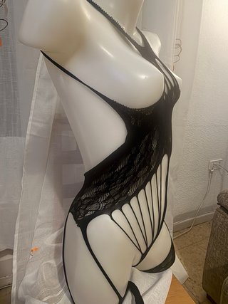 Malla sexy cuerpo entero negra
