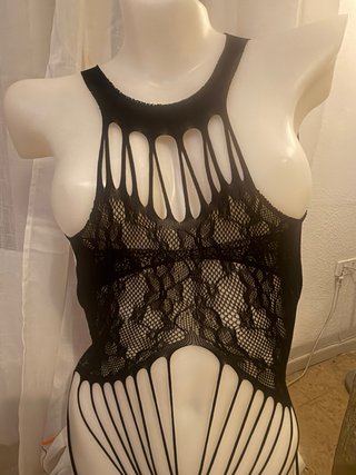 Malla sexy cuerpo entero negra