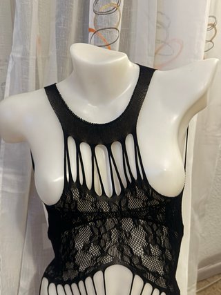 Malla sexy cuerpo entero negra