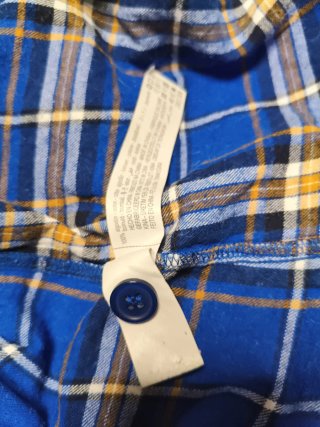 Pijama Oysho cuadros azul