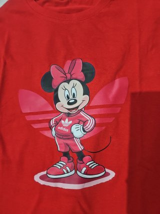 T-shirt Adidas Minnie Mouse Rossa Taglia L