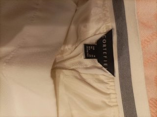 Pantalón blanco Cortefiel Talla M