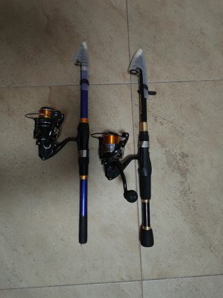 2 Canne da Pesca per Calamaro/Seppia