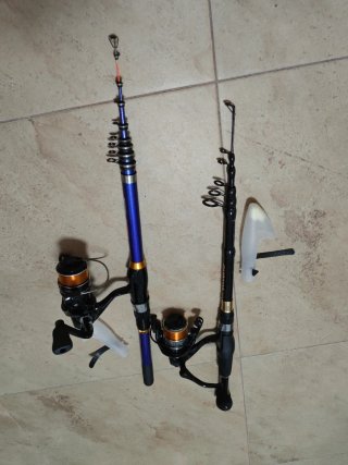 2 Canne da Pesca per Calamaro/Seppia